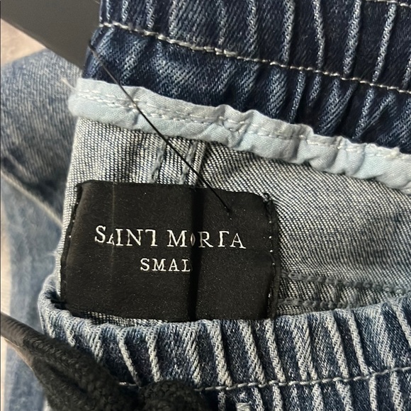 Saint Morta Doomsday Distressed Joggers Vintage Blue - Picture 14 of 15